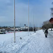SAM 2624  op weg naar het WASA museum Skansen/Durjangen (WASA= oude spelling, nu VASA)