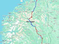 Route Oslo-Trondheim 2024