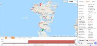 dag05-map  Dag 5 Lochdar (South Uist) - Malaglate (North Uist)