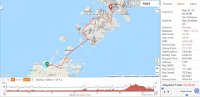 dag07-map  Dag 7 Malaglate (North Uist) - Tarbert (Harris)