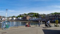 x  DSC05805  Oban haven met uitzicht op de McCaig's Tower