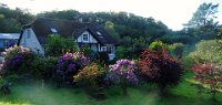 x  DSC06467  de tuin van onze B&B Achafroich